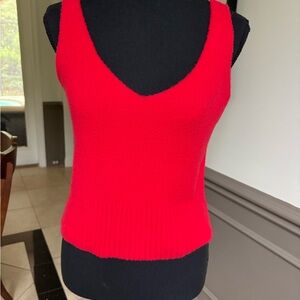Target Red V-Neck Tank Top.NWT